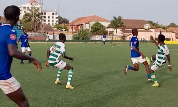 Desportivo de Gabú humilhado em Bissau e perde com Sporting 6/1