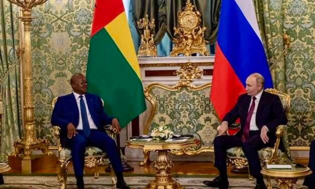 Histórico! Sissoco Embaló Torna-se o Primeiro Presidente da Guiné-Bissau a Fazer Visita de Estado à Rússia