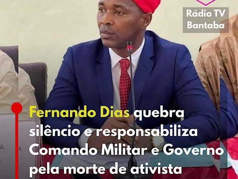 Fernando Dias acusa comando militar de responsabilidade na morte de ativista