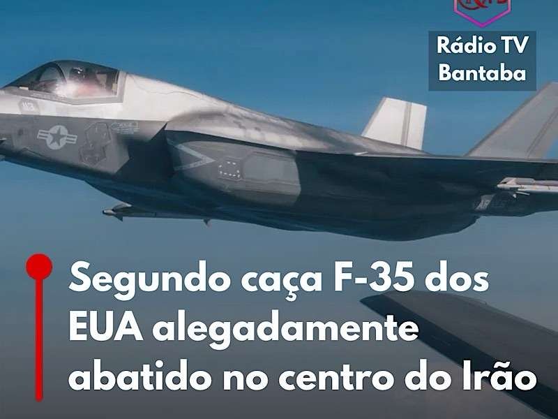 Segundo caça F-35 dos EUA alegadamente abatido no centro do Irão