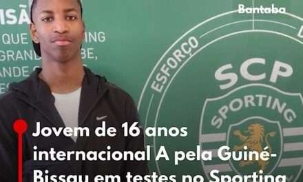 Jovem internacional guineense de 16 anos realiza testes no Sporting
