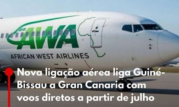 Nova ligação aérea liga Guiné-Bissau a Gran Canaria com voos diretos a partir de julho