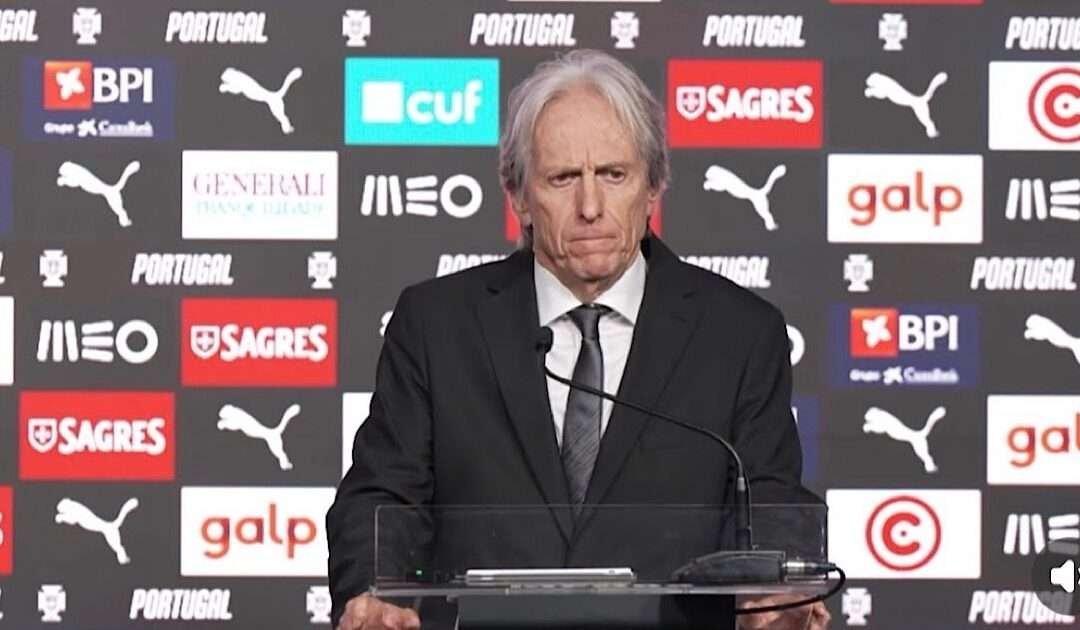 Jorge Jesus oficializado como novo selecionador de Portugal